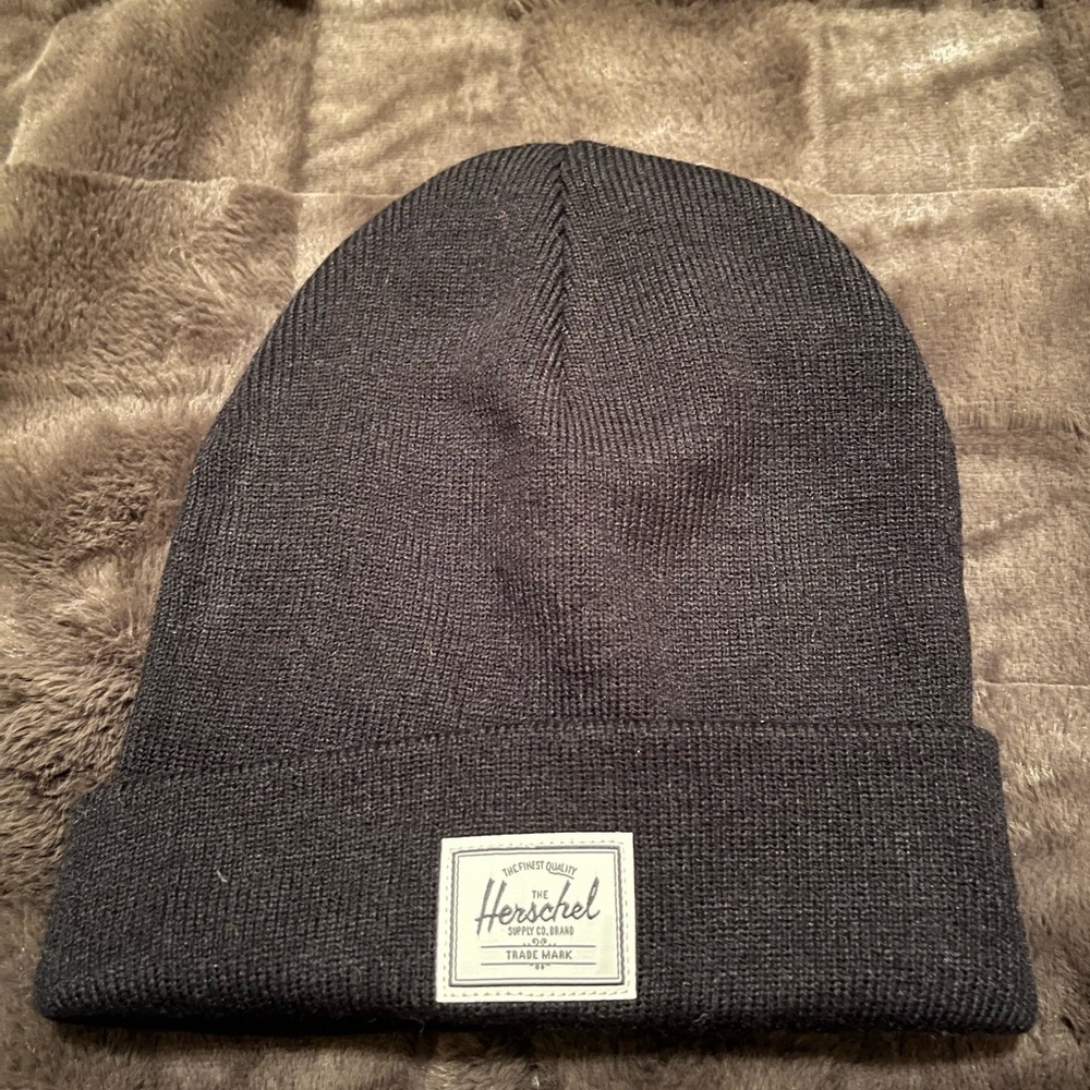 Herschel Black Knit Beanie